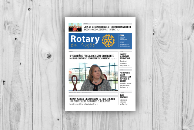 Capa Jornal Rotary em Acção