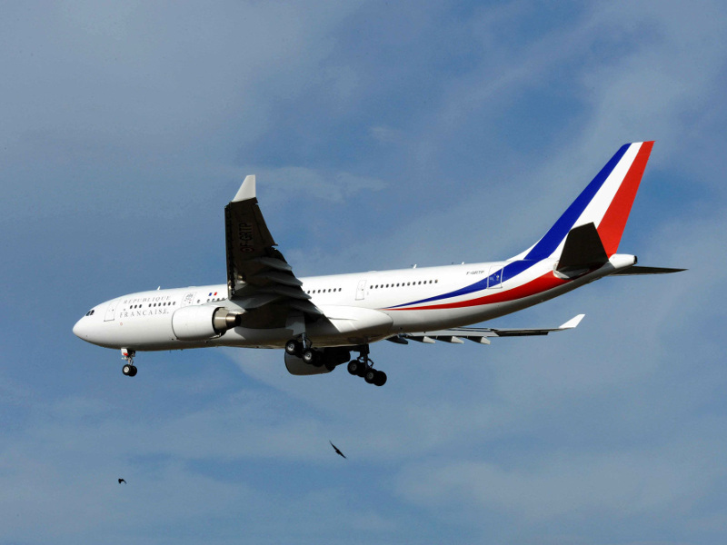 Sobre O avião do presidente da República Francesa